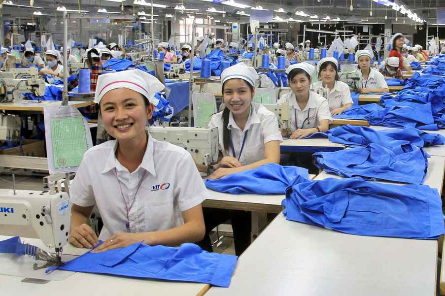Xuất khẩu lao động Nhật Bản ngành may mặc được đánh giá là ngành có việc nhẹ lương cao dành cho lao động Việt Nam